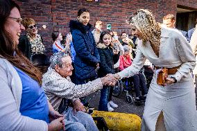 Queen Maxima Visit To The Heerlerbaan District - Heerlen