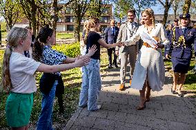 Queen Maxima Visit To The Heerlerbaan District - Heerlen