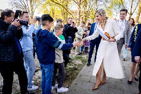 Queen Maxima Visit To The Heerlerbaan District - Heerlen