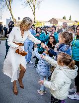 Queen Maxima Visit To The Heerlerbaan District - Heerlen