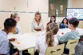Queen Maxima Visit To The Heerlerbaan District - Heerlen