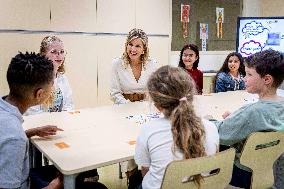 Queen Maxima Visit To The Heerlerbaan District - Heerlen