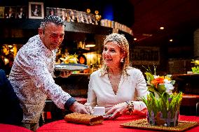 Queen Maxima Visit To The Heerlerbaan District - Heerlen