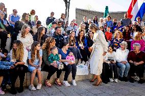Queen Maxima Visit To The Heerlerbaan District - Heerlen