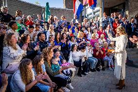 Queen Maxima Visit To The Heerlerbaan District - Heerlen