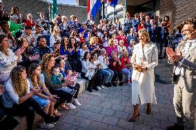 Queen Maxima Visit To The Heerlerbaan District - Heerlen