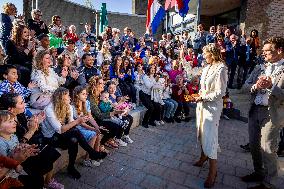 Queen Maxima Visit To The Heerlerbaan District - Heerlen