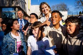 Queen Maxima Visit To The Heerlerbaan District - Heerlen