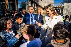 Queen Maxima Visit To The Heerlerbaan District - Heerlen