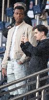 Celebs At PSG vs Aston Villa - Paris