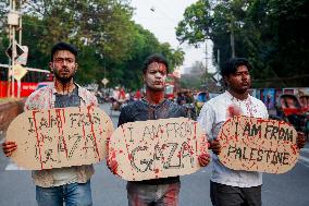 Protest In Support Of Palestine - Dhaka