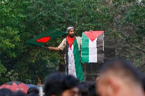 Protest In Support Of Palestine - Dhaka