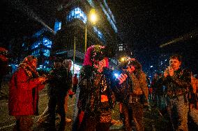 Vigil Against The Trans Femicide Of Sara Millerey A Women Tortured And Killed In Colombia