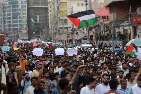 Protest In Support Of Palestine In Dhaka