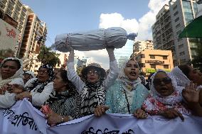 Protest In Support Of Palestine In Dhaka