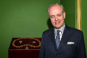 Count of Paris Jean of Orleans at Le Dernier Sacre exhibition in Paris - FA
