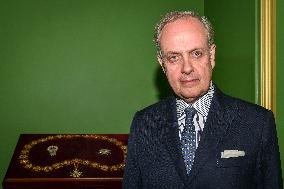 Count of Paris Jean of Orleans at Le Dernier Sacre exhibition in Paris - FA