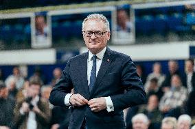 Bruno Retailleau campaign for the presidency of Les Republicains LR - Paris AJ