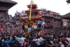Biska Jatra Celebration In Bhaktapur, Nepal.