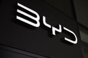 Chinese Carmaker BYD Shop In Warsaw.