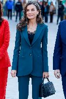 Queen Letizia Attends Princess Of Girona Foundation Talent Tour - Spain
