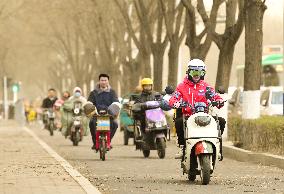 Windy And Dusty Weather in Hohhot