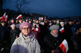 Polish Presidential Elections Campaign Underway In Konskie, Poland