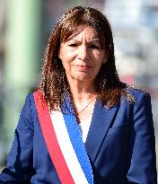 Anne Hildalgo Inaugurates The Jim Morrison Footbridge - Paris