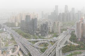 Sand-blowing Weather in Chongqing