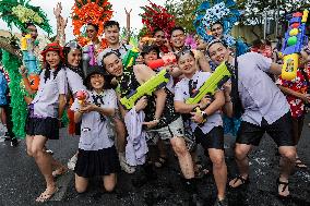 Thailand Celebrates Songkran Festival 2025.