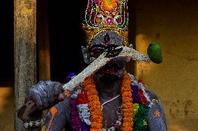 Charak And Gajon Festival In India.