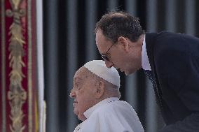 Pope Francis in Holy Mass on Palm Sunday - Vatican