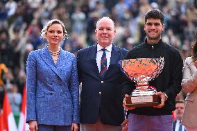 Prince Albert II And Charlene At Rolex Masters Final - Monaco