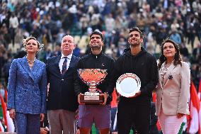 Prince Albert II And Charlene At Rolex Masters Final - Monaco