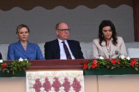 Prince Albert II And Charlene At Rolex Masters Final - Monaco
