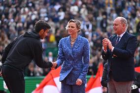 Prince Albert II And Charlene At Rolex Masters Final - Monaco