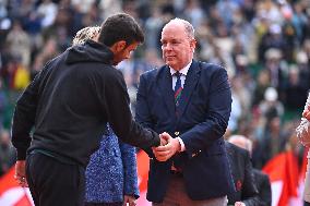 Prince Albert II And Charlene At Rolex Masters Final - Monaco