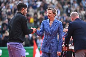 Prince Albert II And Charlene At Rolex Masters Final - Monaco