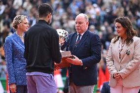 Prince Albert II And Charlene At Rolex Masters Final - Monaco