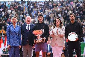 Prince Albert II And Charlene At Rolex Masters Final - Monaco