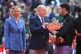Prince Albert II And Charlene At Rolex Masters Final - Monaco