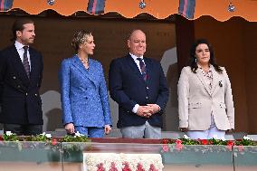 Prince Albert II And Charlene At Rolex Masters Doubles Final - Monaco