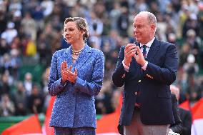 Prince Albert II And Charlene At Rolex Masters Doubles Final - Monaco