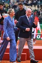 Prince Albert II And Charlene At Rolex Masters Doubles Final - Monaco