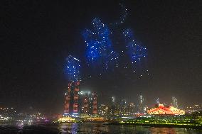 Drone Light Show in Chongqing