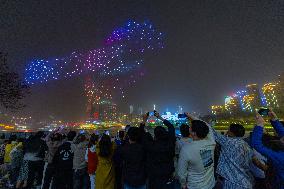 Drone Light Show in Chongqing