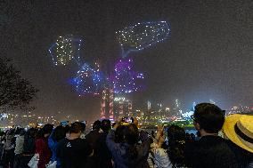 Drone Light Show in Chongqing