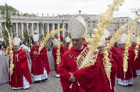Palm Sunday Celebration in Vatican