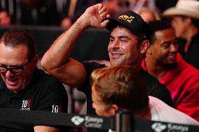 Zac Efron At UFC 314 - Miami