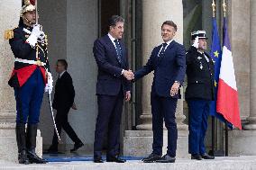 Emmanuel Macron welcomes the President of Iraq autonomous Kurdistan - Paris